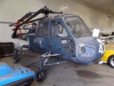 You are bidding on Direct from the UK Ministry Of Defence a Westland Wasp Helicopter (TAIL NUMBER