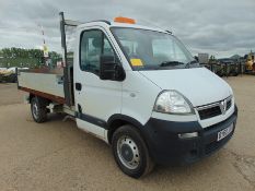 2010 Vauxhall Movano 3500 2.5 CDTi MWB Flat Bed Tipper