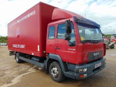 MAN LE12.220 4x2 Box Truck