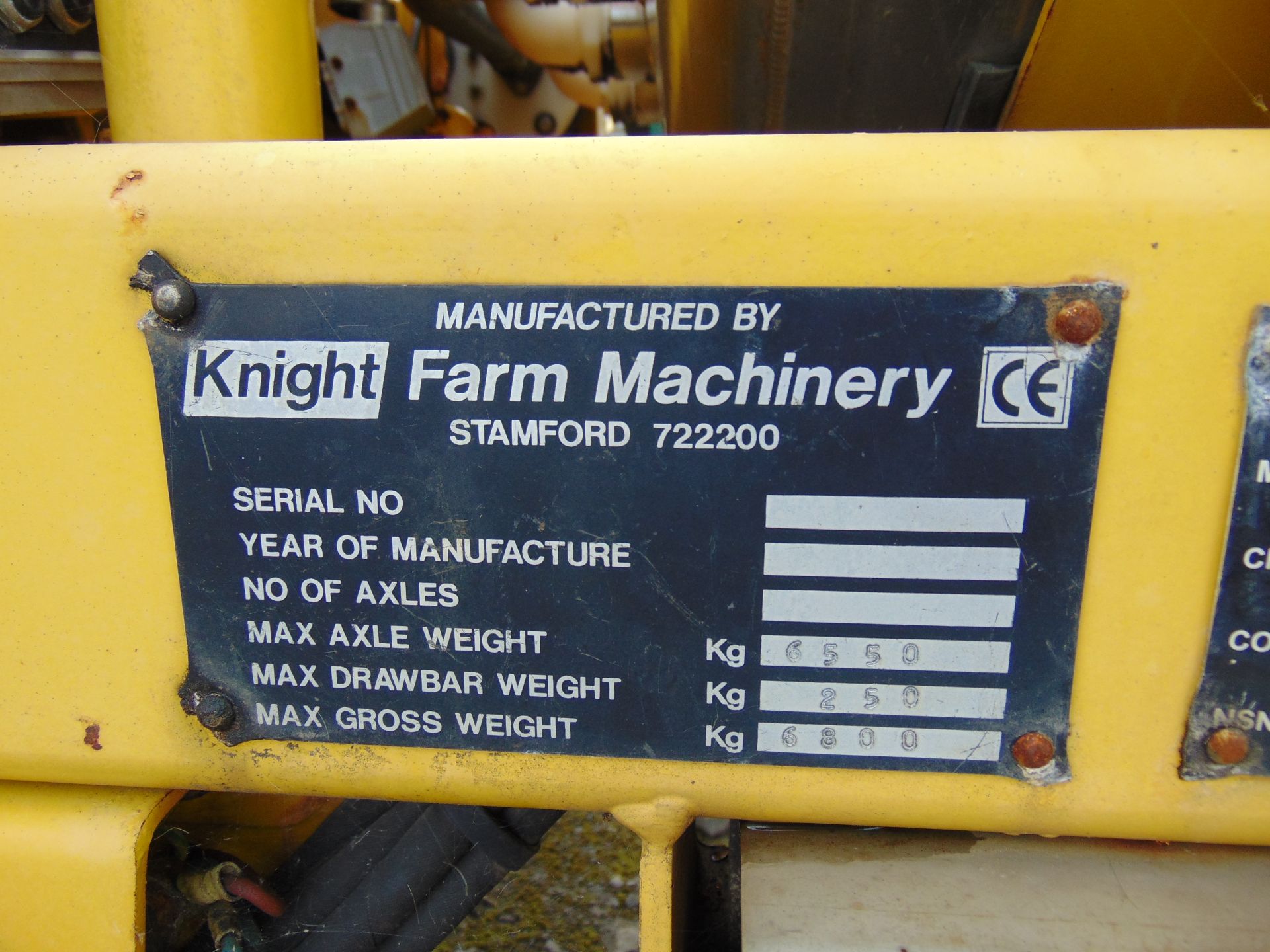 Knight 3000Ltr Sprayer Trailer - Image 10 of 10