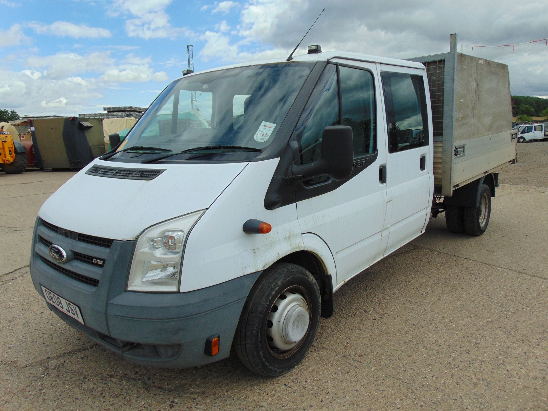 Ford Transit 115 T350 Crew Cab Flat Bed Tipper - Image 3 of 15