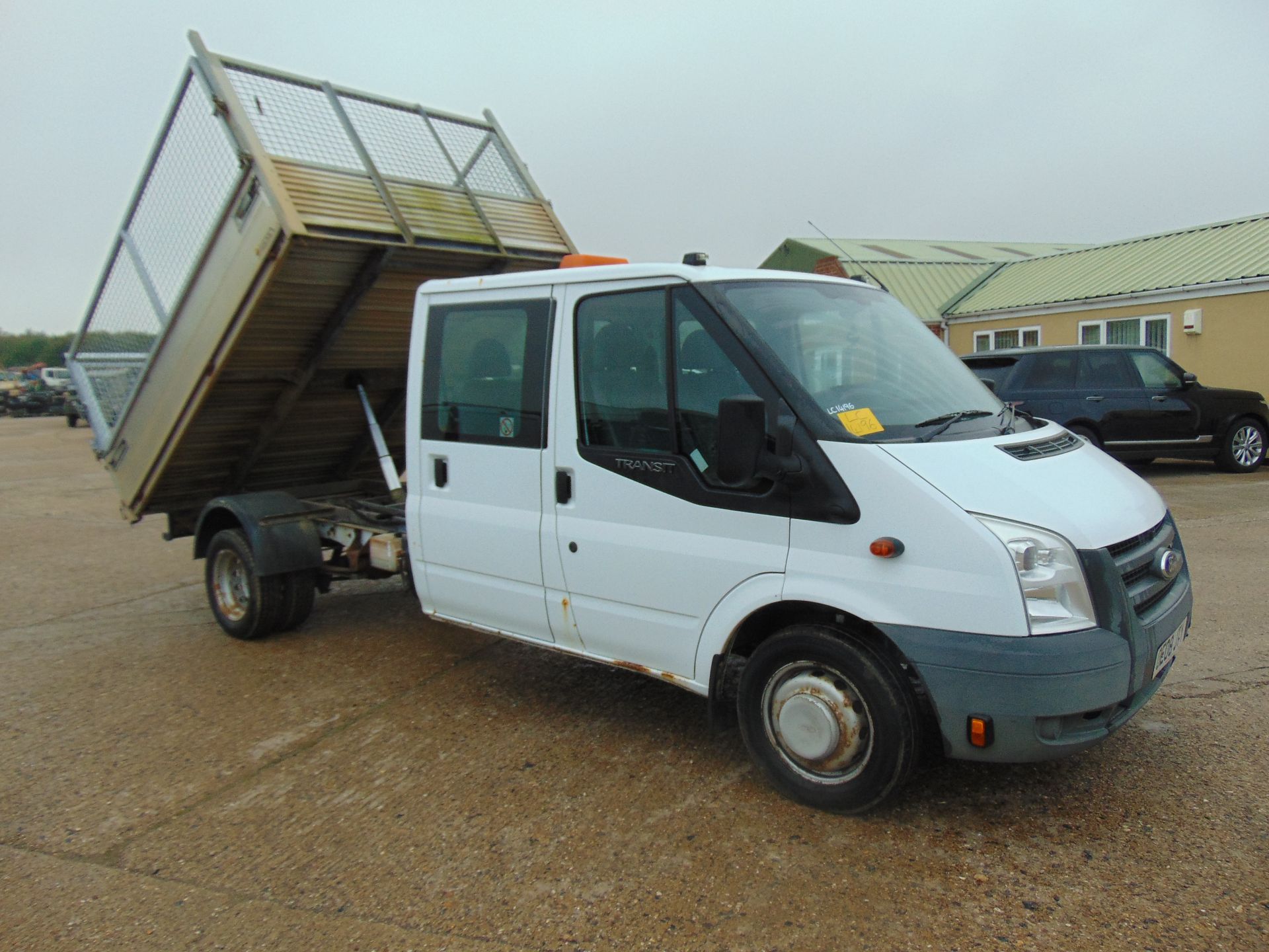 Ford Transit 115 T350 Crew Cab Flat Bed Tipper