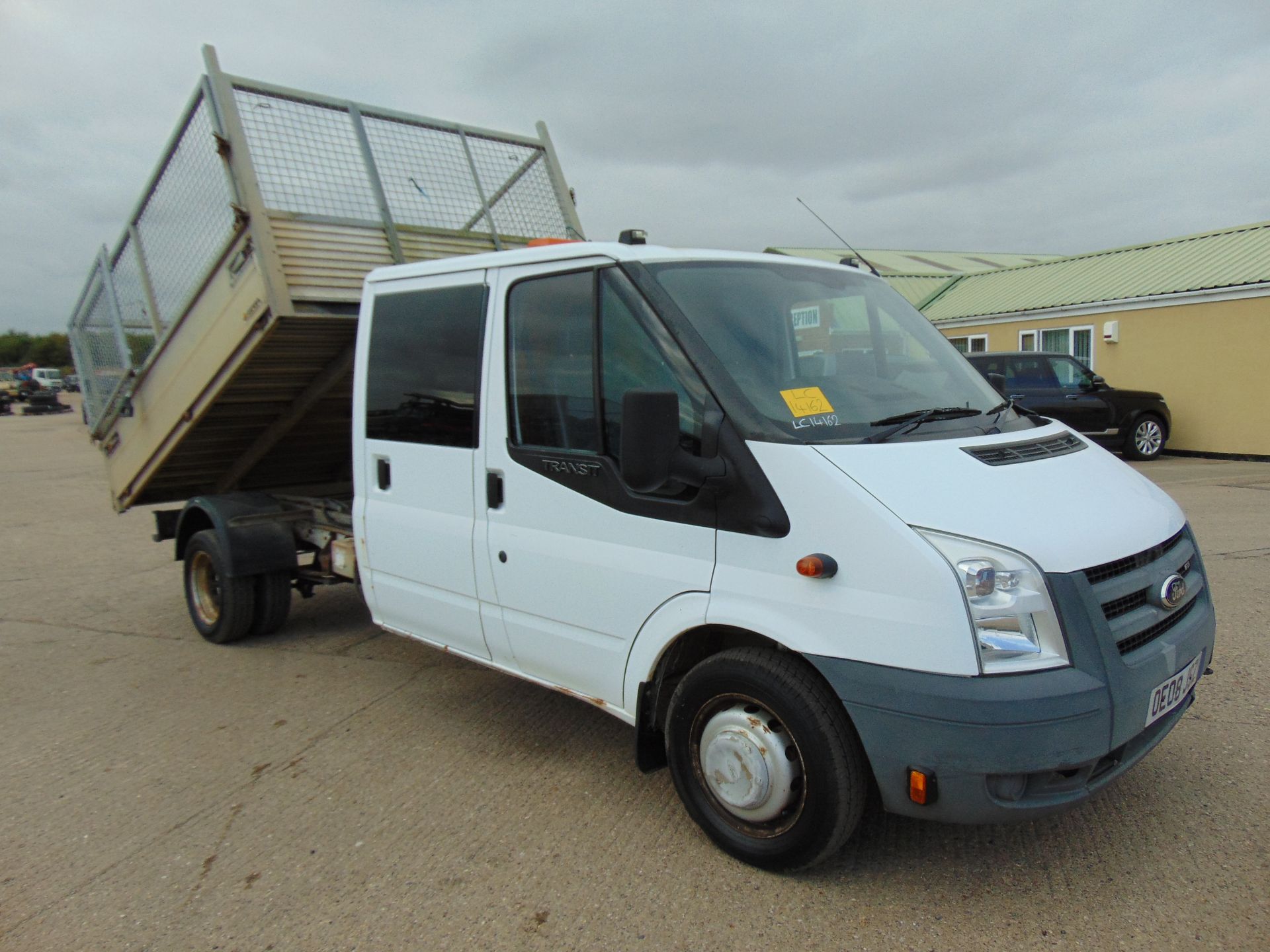 Ford Transit 115 T350 Crew Cab Flat Bed Tipper