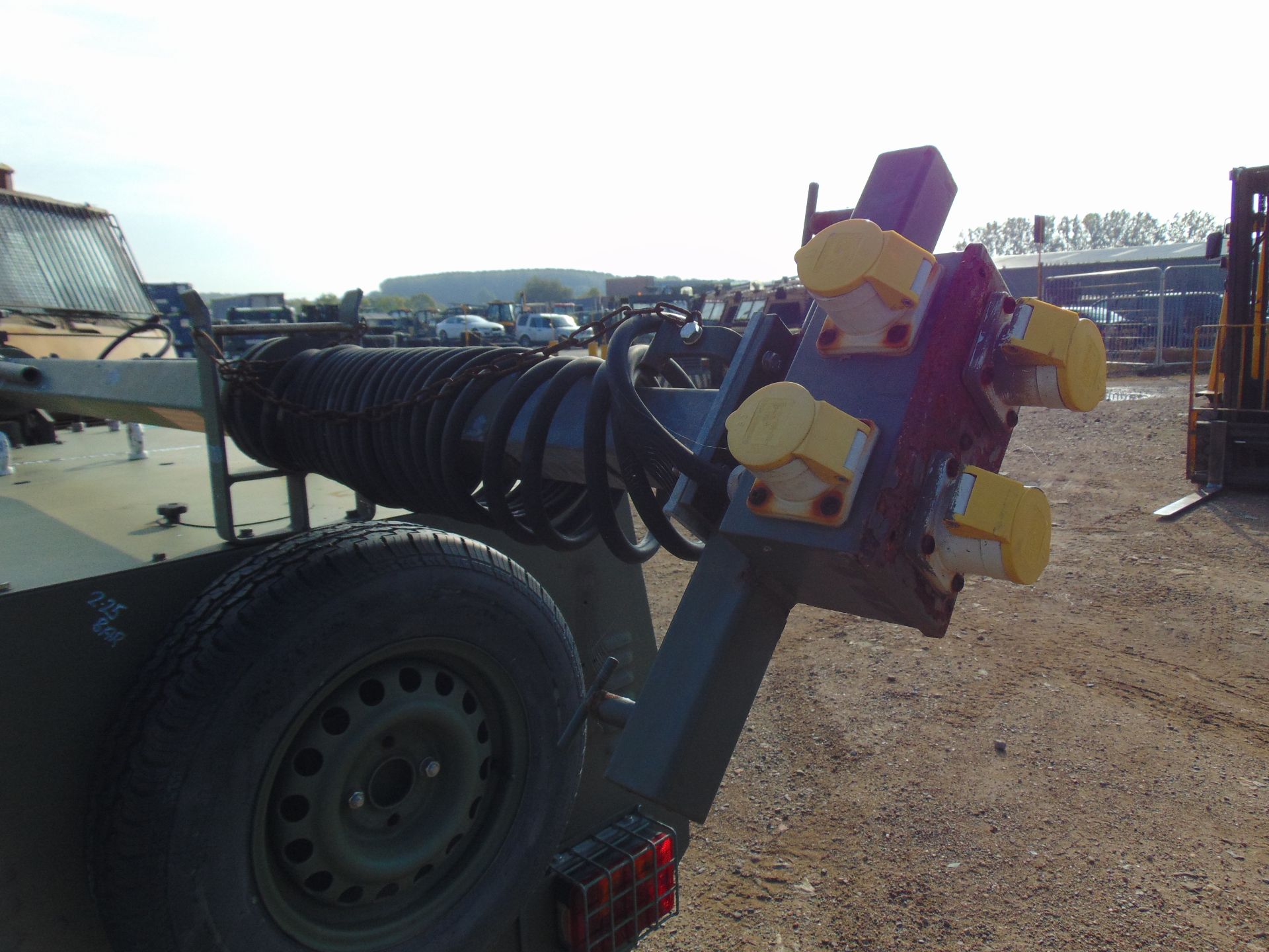 HyLite Kubota powered Trailer Mounted 9MTR Lighting Tower - Image 6 of 14