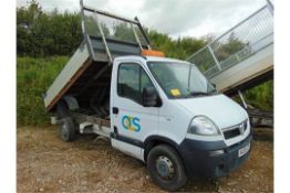 Vauxhall Movano 3500 2.5 CDTi MWB Flat Bed Tipper