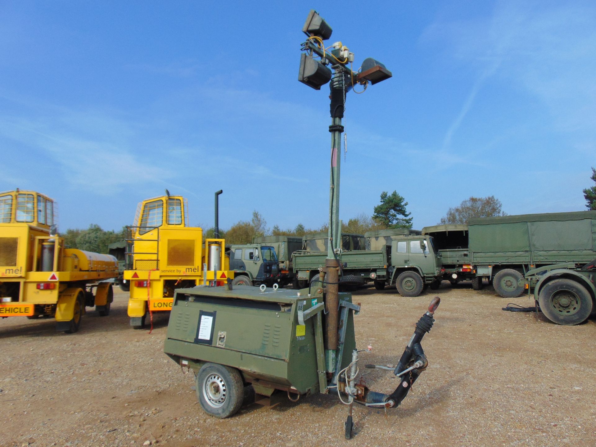 HyLite Kubota powered Trailer Mounted 9MTR Lighting Tower