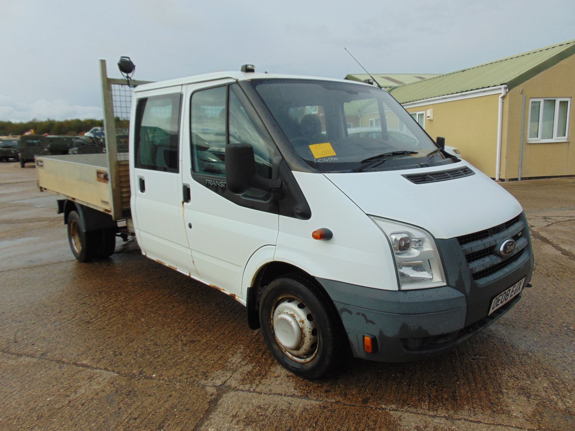 Ford Transit 115 T350 Crew Cab Flat Bed Tipper