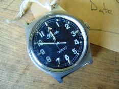 Very Rare Genuine British Army, Precista (Fat Boy/Fat Case) quartz wrist watch