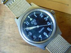 Very Rare Genuine British Army, Gulf War CWC quartz wrist watch