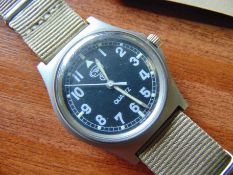 1 Very Rare Genuine British Army, unissued Gulf War CWC quartz wrist watch