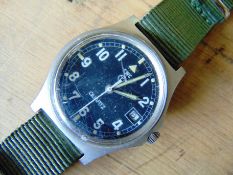 1 Genuine British Army CWC (Fat Boy/Fat Case) quartz wrist watch with date