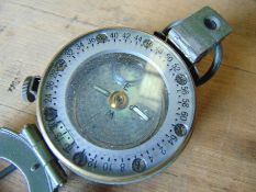 Genuine British Army Stanley Prismatic Marching Compass