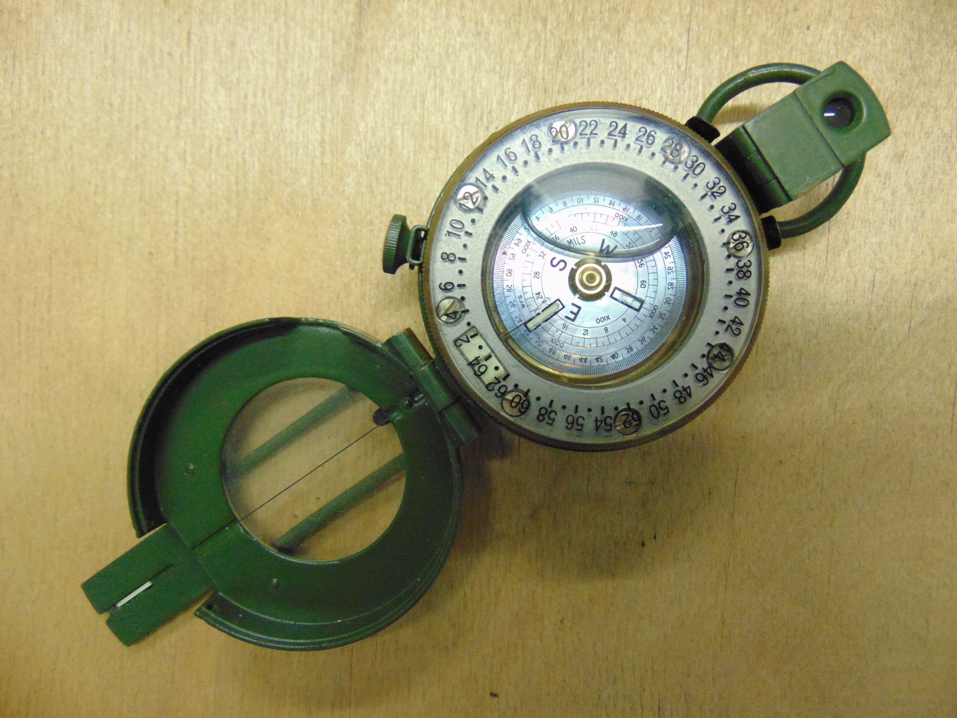 Genuine British Army Stanley Prismatic Marching Compass - Image 2 of 4