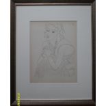 Henri Matisse, 'FEMME ASSISE' limited edition of 950 collotype 1943, signed and dated on the