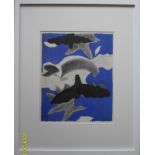 Georges Braque (1882-1963), 'OISEAU I' lithograph, printed by Mourlot of Paris 1955, framed, mounted