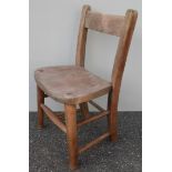 An early 20th century child's school chair