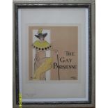 Hyland Ellis (20th century),'THE GAY PARISIENNE', original lithograph by Maitres de L'Affiche,