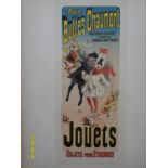 Jules Cheret (French, 1836-1932) 'JOUETS' original lithograph 1896 by Les Maitres de L'Affiche,