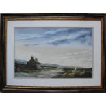 Charles Evans, CUMBRIAN SKY, watercolour, framed and mounted, 35 x 52 cm signed bottom left.