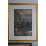 Worsman (20th Century) watercolour depicting a