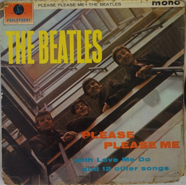 The Beatles Debut Album 'Please, Please Me' First Pressing with the black and gold Parlophone label, - Image 3 of 3