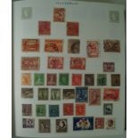 A mixed collection of mint and used World stamps Contained within four albums together with two