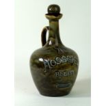 A Doulton Lambeth Art Ware 'The Mossgiel blend' Advertising whisky jug, relief decorated,