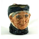 Royal Doulton Character Jug - Toothless Granny Printed factory marks to base, height 16cm.