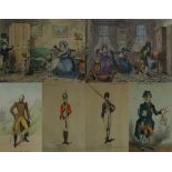 William Heath's 'Parish character titled Leo Sacks One of the Charity Crabs 1826' Hand tinted