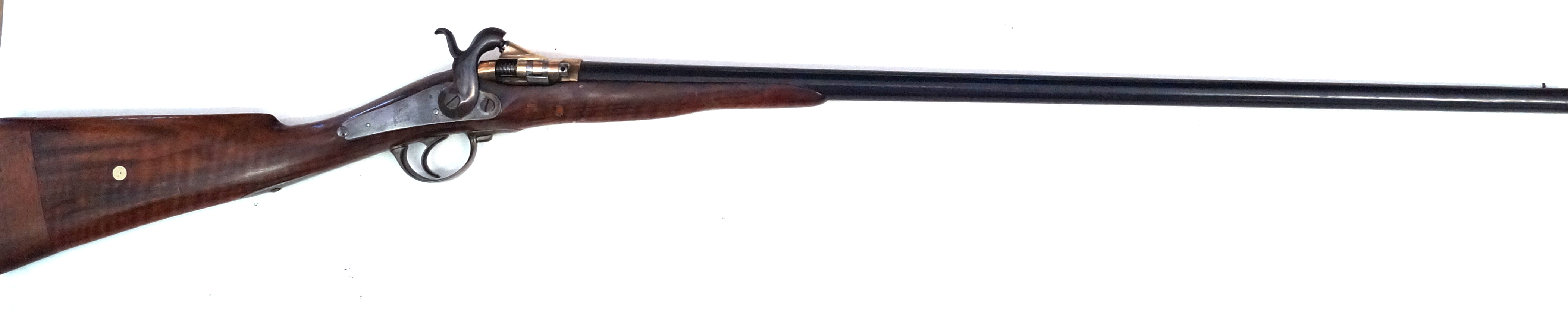A Snyder conversion of a Saint Etienne musket, mid 19th Century obselete calibre 86cm barrel,