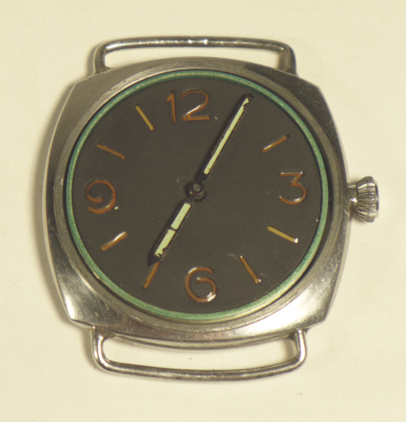 A Panerai Type D Model 3646 Military Wristwatch With Rolex 17 Rubis movement,