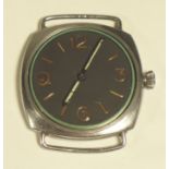 A Panerai Type D Model 3646 Military Wristwatch With Rolex 17 Rubis movement,