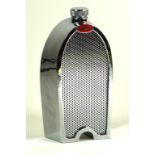 A Bugatti radiator decanter late 20th Century Ruddspeed-type,