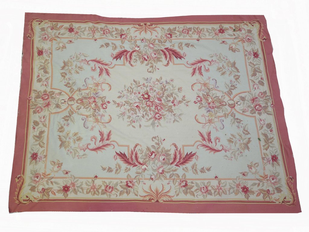 An Aubusson style tapestry wall hanging Of rectangular form,