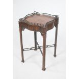 A 19th Century Chippendale style urn stand,