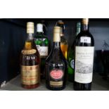 WINES & SPIRITS - Nine bottles, comprising Macon Villages 2001, Grande Reserve de Gassac 2010,