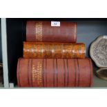 Three volumes comprising 'Websters New International Dictionary of the English Language, G.