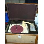 A Vintage GEC record player with a Collard turntable.