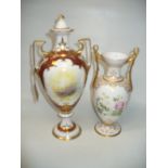 A Spode limited edition Balmoral nautical scene two handled vase ,