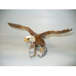 A Beswick model of a bald eagle , model no.