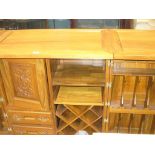 An Eastern hardwood cabinet / bar ,