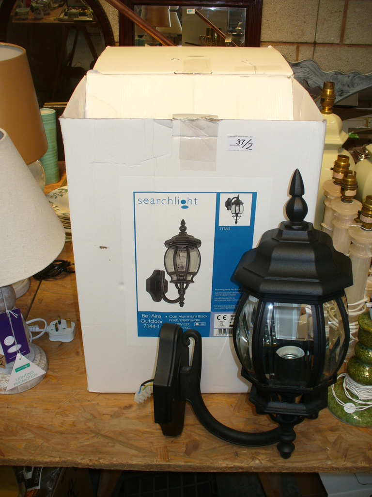 Two boxed Bel Aire out door wall mounted light fittings ( 7144 /1 )