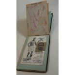 An autograph album containing various autographs To include Cecil McCormack,