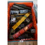 A quantity of assorted trains and related items to include Hornby, Railways tin plate etc.