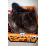 A mixed lot of assorted fur items, to include stoles, jackets, etc.