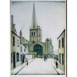 Laurence Stephen Lowry RA (British, 1887-1976) - 'Burford Church',