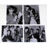 Four 8"x 10" Black & White Photographs 'The Beatles' Photos were taken by Les Goode at the