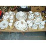 A quantity of Paragon floral pattern tea wares, Royal Doulton 'Kingswood' dinner wares,