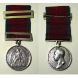 A Waterloo medal named to Private Donald