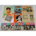 A Large Collection of Elvis Presley Mont